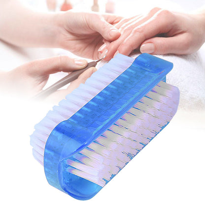 6Pcs Double Sided Nail Brushes Manicure Pedicure Cleaning Scrub Brush Set