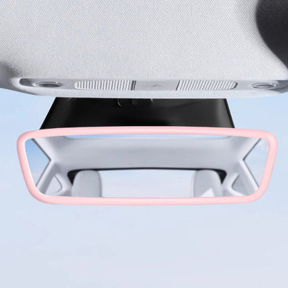 2PCS Silicone Rearview Mirror Edge Protector for Tesla Model 3/Y Pink