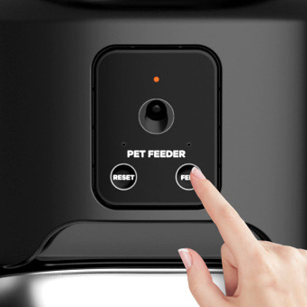 Automatic Pet Feeder Bowls With WIFI Camera Remote Smart Food Dispenser