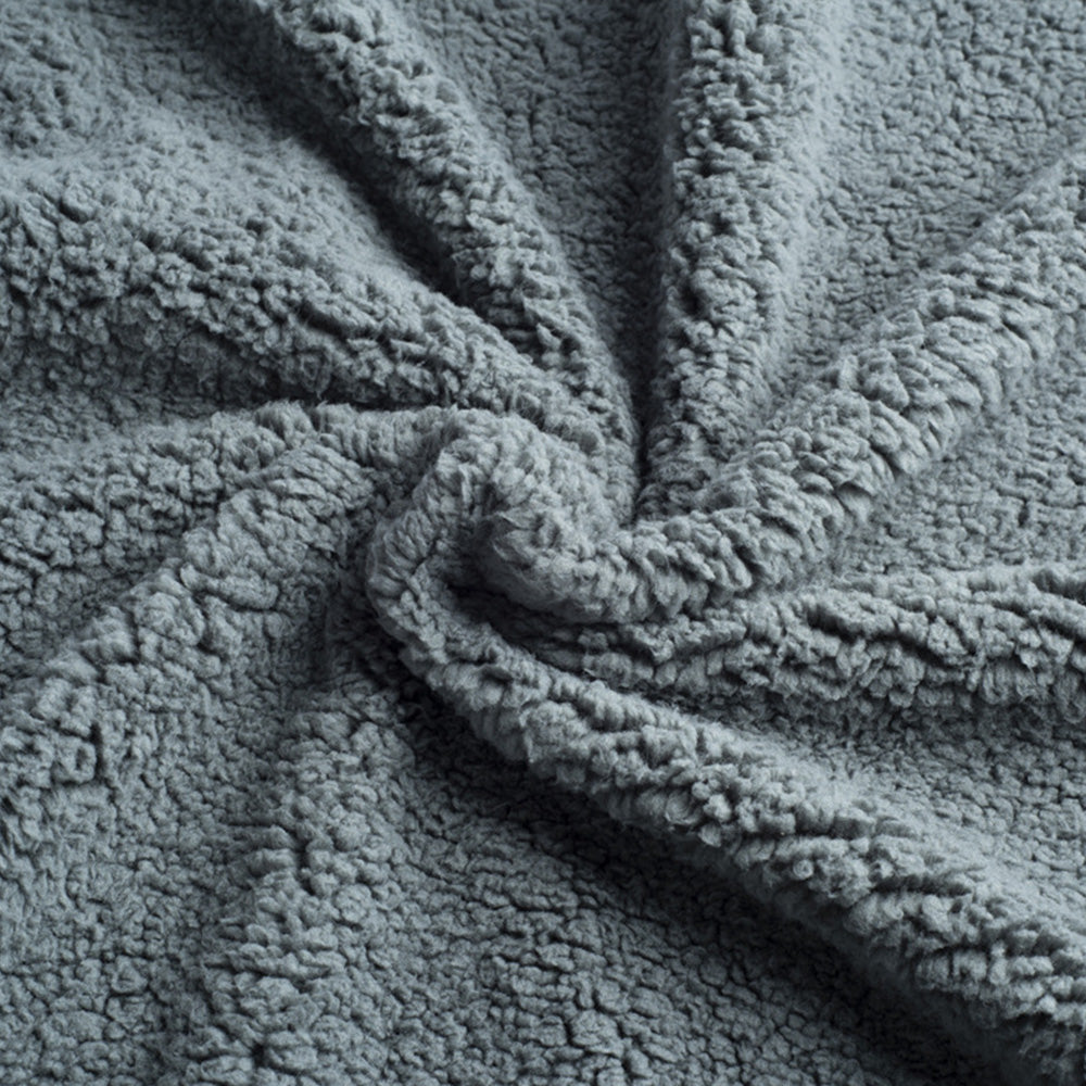 Reversible Pet Blanket Liquid Pee Proof Dog Blanket for Sofa Bed Couch Furniture Protector Cover Grey