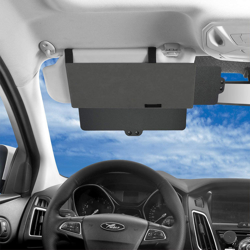 Car Sun Visor Shade Extender Shield Anti Glare Extension Driving Sun Blocker Universal Style