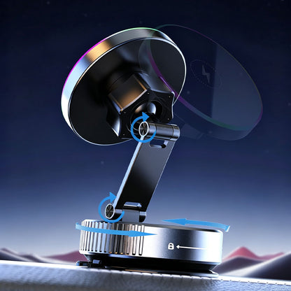 Aluminum Alloy Car Wireless Charger with RGB Light