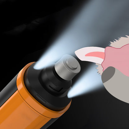 5 Speed Electric Pet Nail Grinder with LED Light 2 Diamond Bits for Cats Dogs