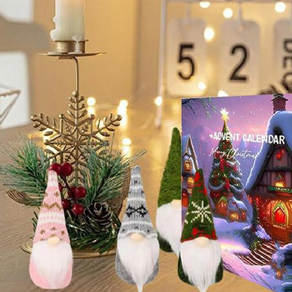 24 Days Christmas Gnome Advent Calendar Countdown Calendar Christmas Gnome Decorations
