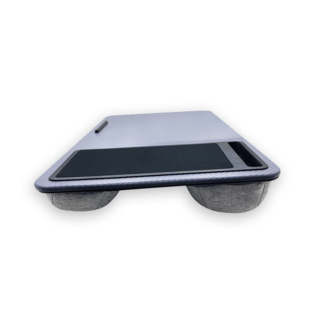Laptop Lap Desks for Adults Portable Laptop Desk with Mouse Pad and Phone Holder-Grey