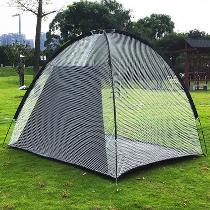 2-Meter Foldable Golf Practice Net Hitting Driving Netting Chipping Cage Training Aid