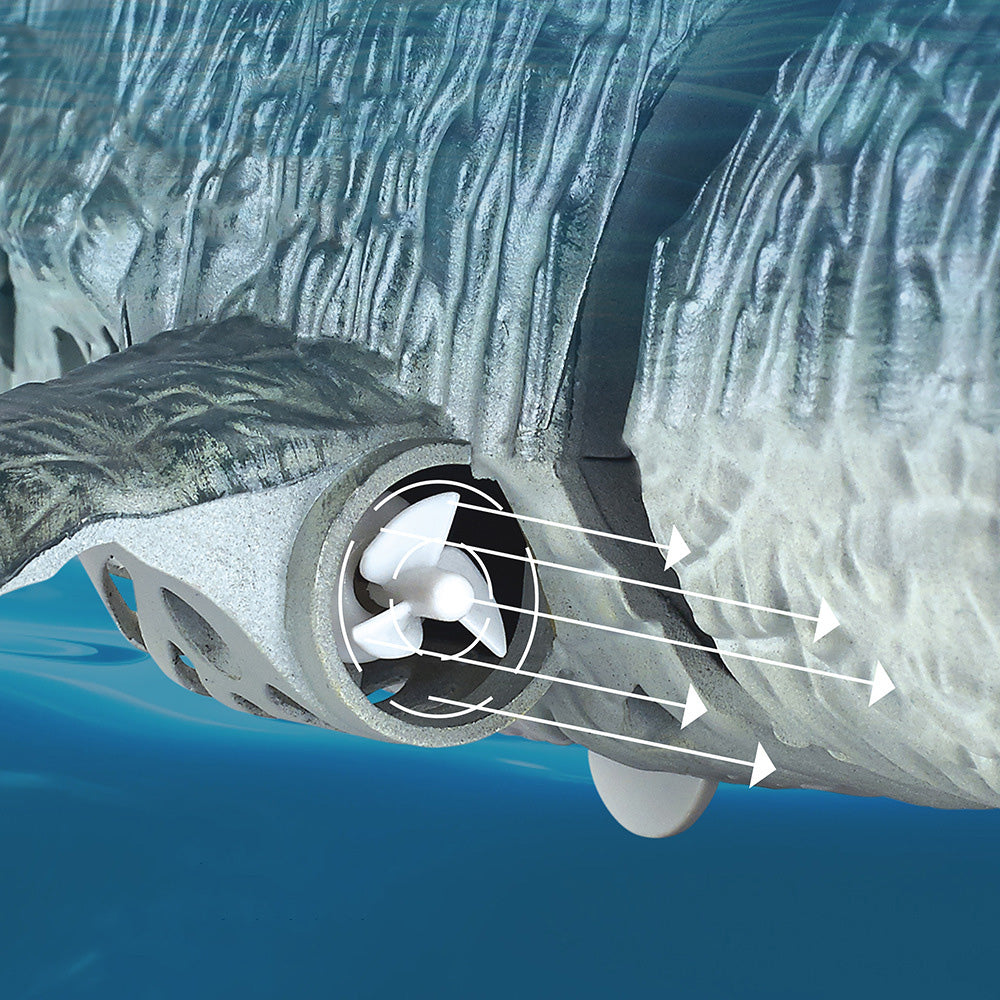 2.4G Remote Control Mosasaurus Dinosaur Pool Toy with Light and Spray Water for Birthday Gift