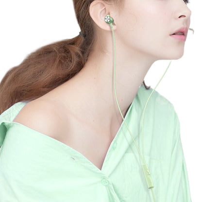 USB-C 3.5MM Wired Headphones In-Ear Earbuds with Microphone Green