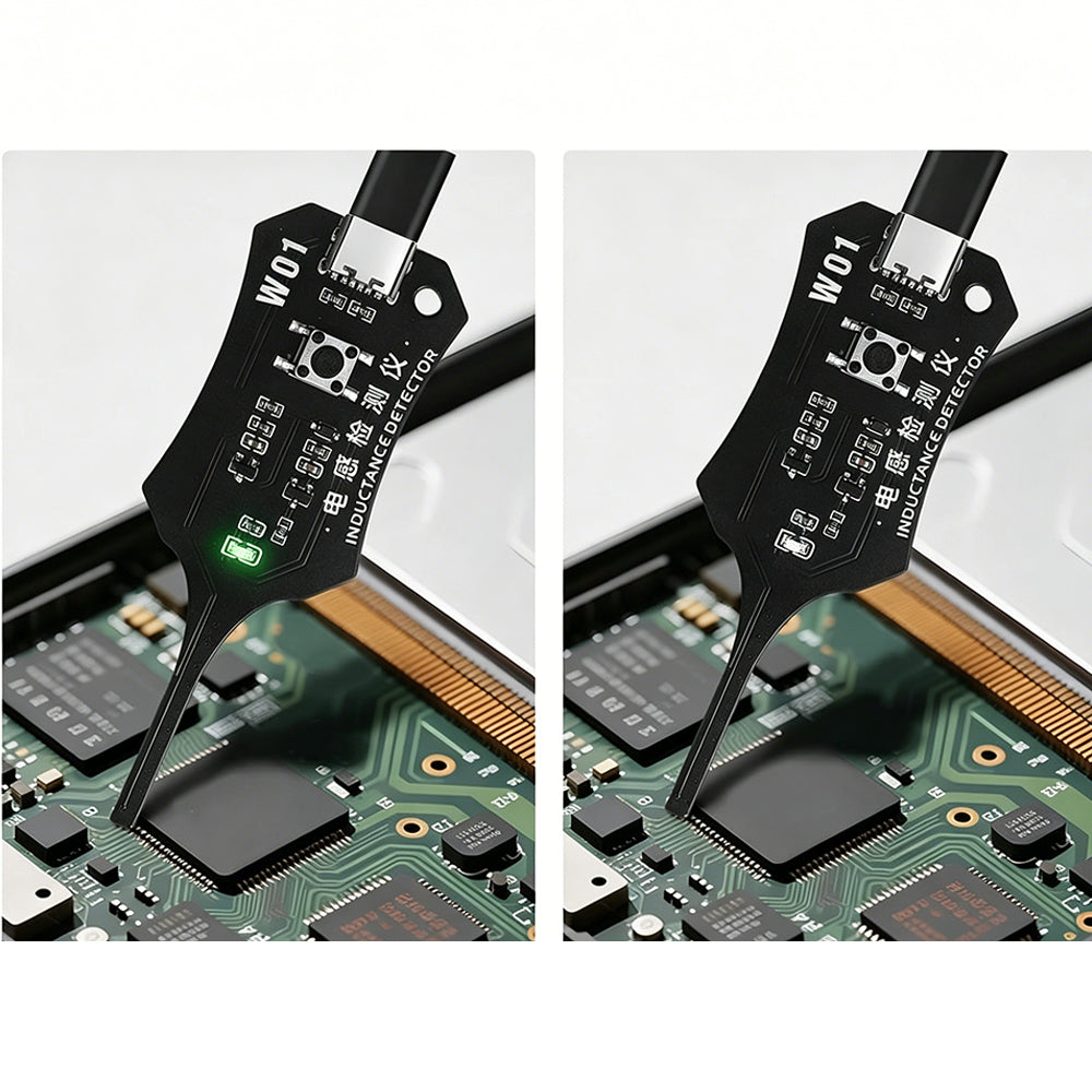 2Pcs Inductance Tester Type C for Phone Motherboard Coil Diagnostic Tool