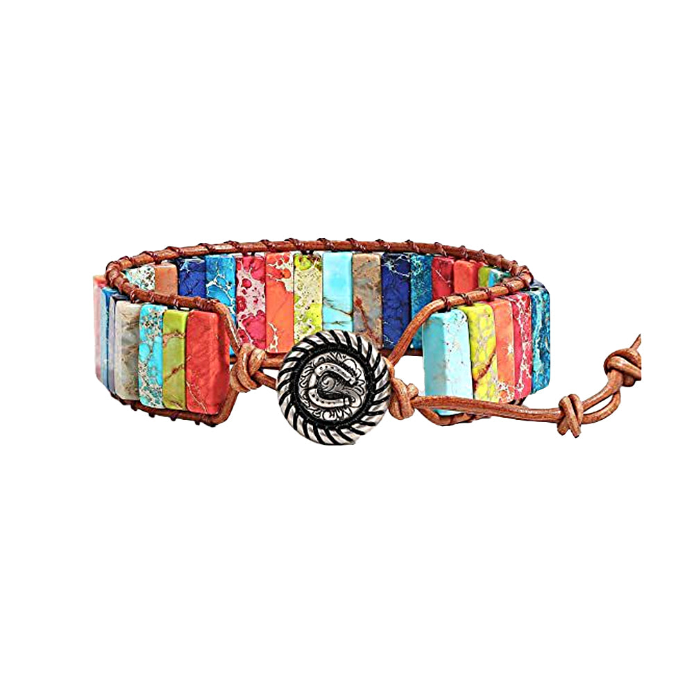 Bohemian Style Bracelet Leather Wrap Bracelets Boho Friendship Jewelry Style 5