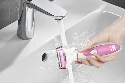 4 in 1 Wet and Dry Electric Razor Flawless Facial Hair Remover for Nose Face Leg
