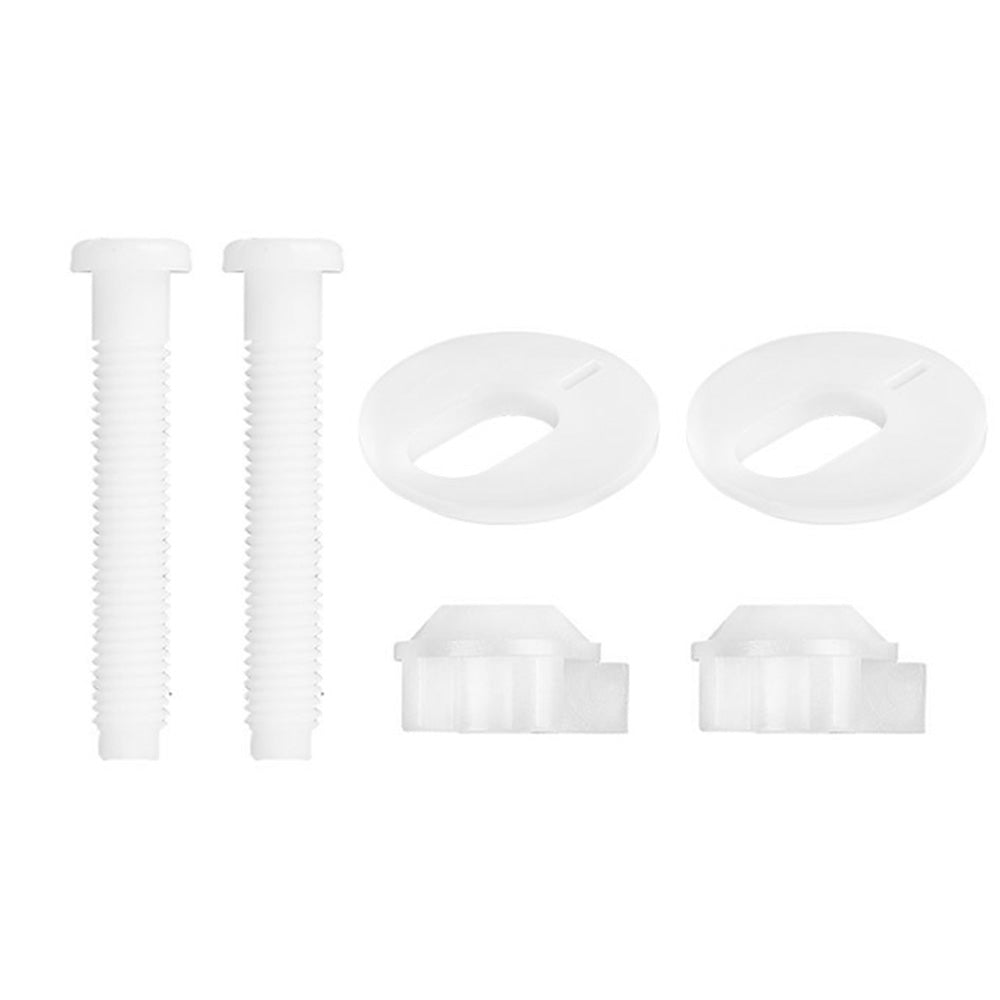 28mm Top Fix Toilet Seat Bolts Toilet Seat Hinge Bolts with Nuts Washers