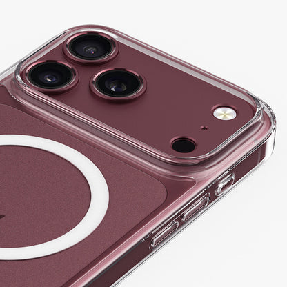 Aluminum Hollow Camera Lens Protector for iPhone 18 Pro - Wine Red