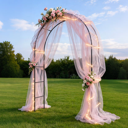 Powder Coated Steel Garden Arch Support for Climbing Vines