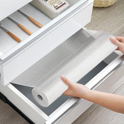 EVA Drawer Liner 30x300cm with Slip Resistant Dots and Heat Resistance - Clear