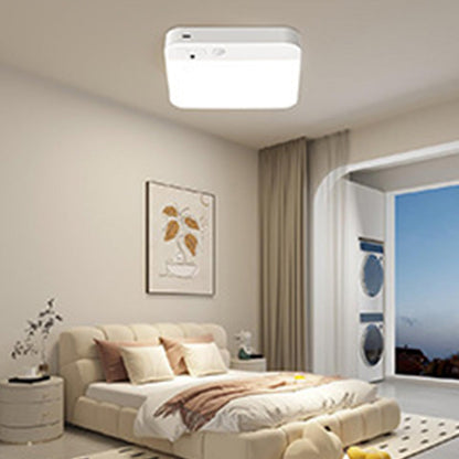 3-Mode Wireless Motion Sensor Ceiling Light Rechargeable LED Night Light for Bathroom Stairs Garage Hallway