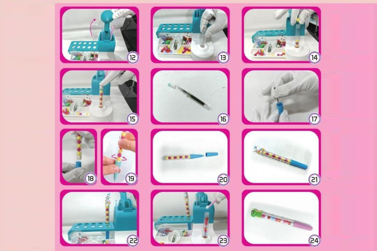 DIY Pen Making Kit Creative Art Craft Kit Birthday Back School Gifts for 6 Years