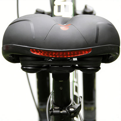 Air Cushion Shock Absorbing Mountain Bike Saddle Seat-Red