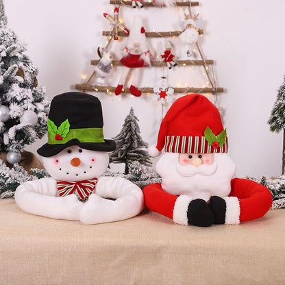 2Pcs Cute Hugs The Xmas Tree Doll Christmas Tree Ornament Xmas Party Decor