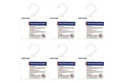 6Pcs Moth Traps Pheromone Glue Boards for Clothes Pantry Moths