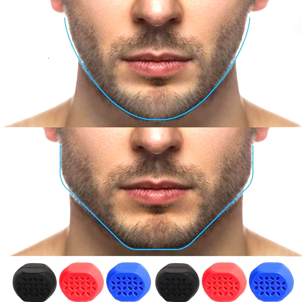 6Pcs Jawline Exercisers Silicone Jaw Trainer Mouth Exercise  Face Neck Shaper