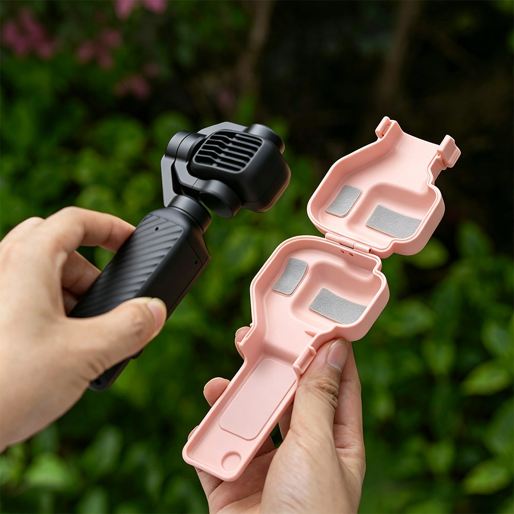 Protective Case for DJI Pocket 4 Pro with Lanyard - Pink