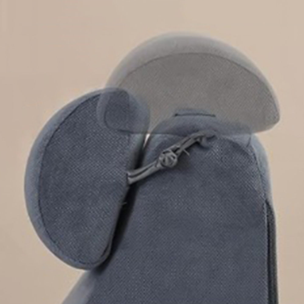 Adjustable Detachable Backrest Reading Pillow for Sitting in Bed-Grey