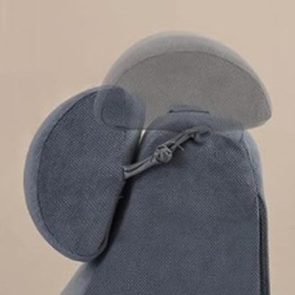 Adjustable Detachable Backrest Reading Pillow for Sitting in Bed-Grey