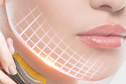 2Pcs Facial Lymphatic Massage Brushes Contouring Detox Tools Face Massager