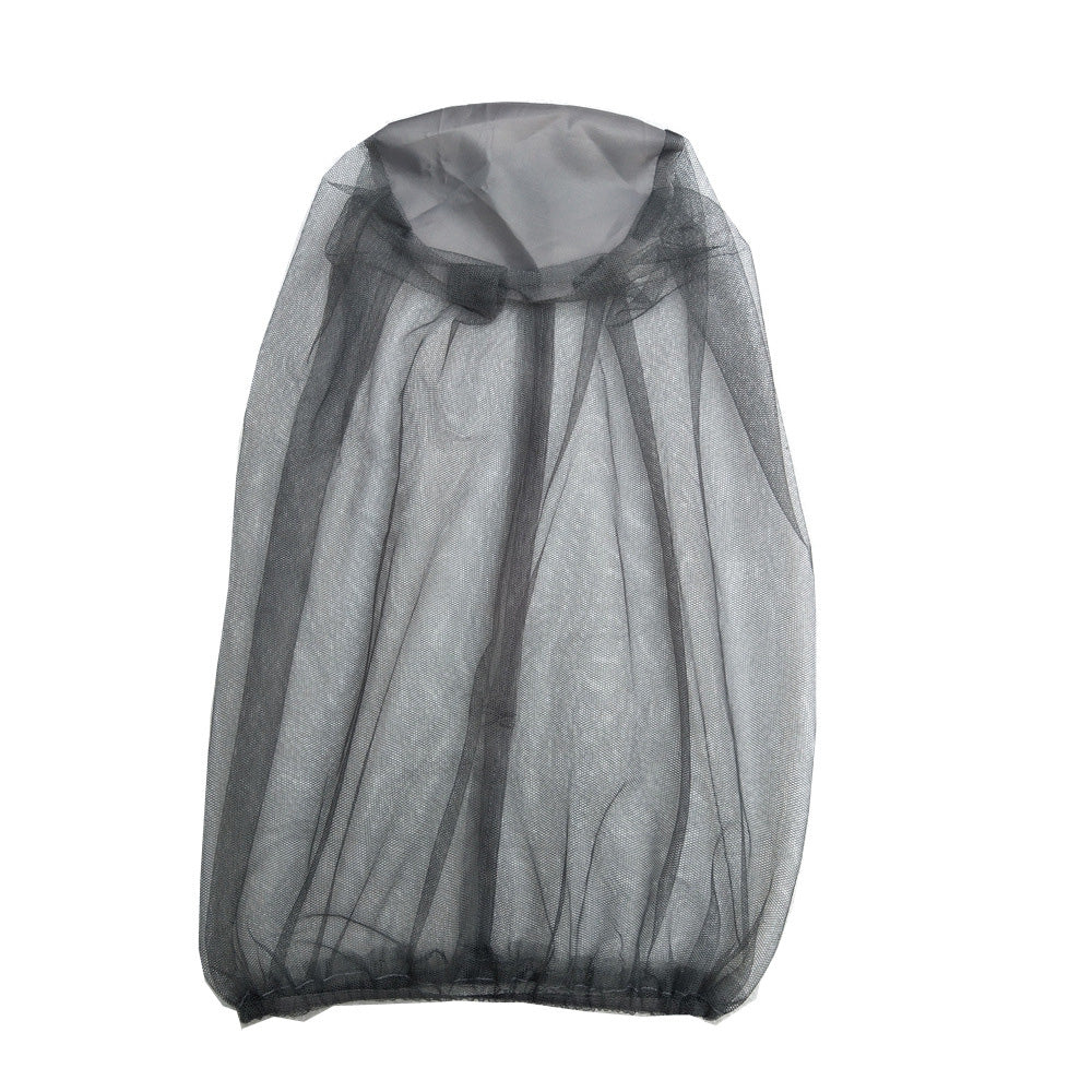 5PCS Mosquito Head Net Bug Hat for Camping Hiking Fishing and Gardening Light Gray