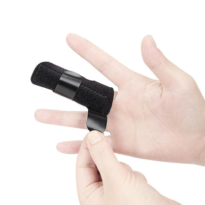 4PcsThumb Finger Splints Trigger Finger Brace Protector Finger Support for Sports Black