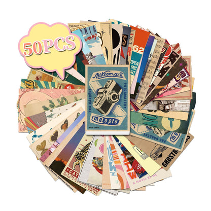 Set of 50Pcs Y2k Retro Posters Aesthetic Wallpaper Downtown Girl Room Decor