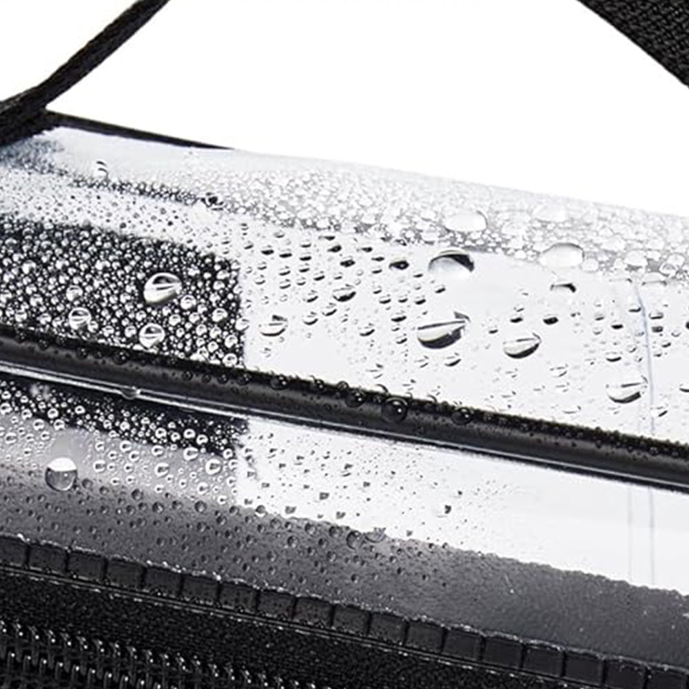2Pcs Clear Toiletry Bag Waterproof Travel Makeup Organizer Carry-on Travel Accessories