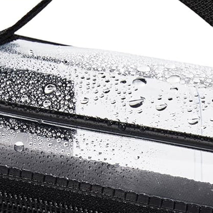 2Pcs Clear Toiletry Bag Waterproof Travel Makeup Organizer Carry-on Travel Accessories