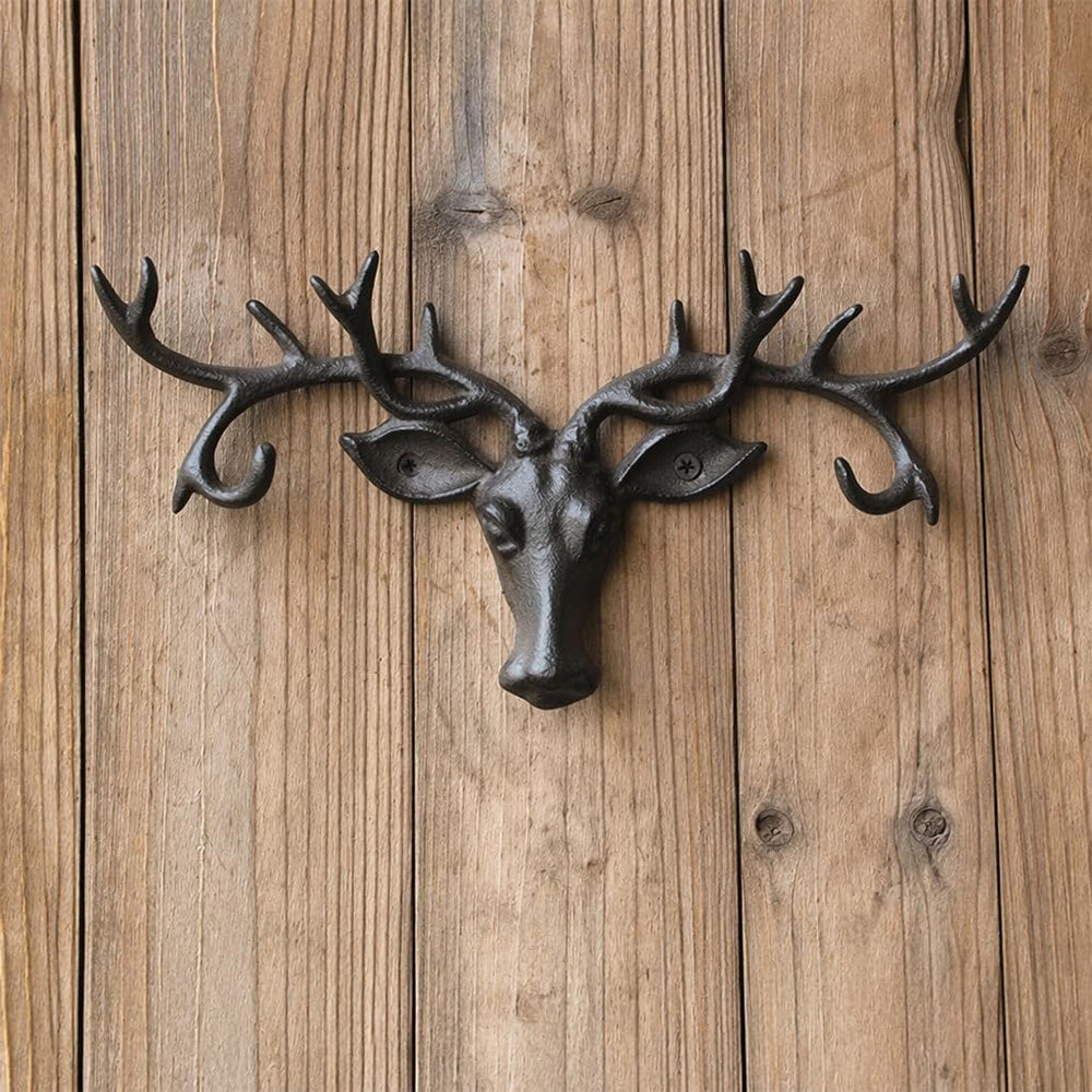 Cast Iron Animal Wall Hook for Coats Hats Keys