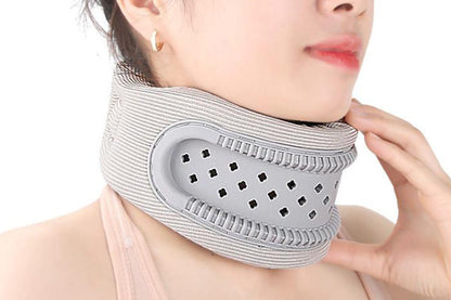 Neck Brace Neck Protectors Wraps Keep Vertebrae Stable Adjustable Cervical Collar -Grey