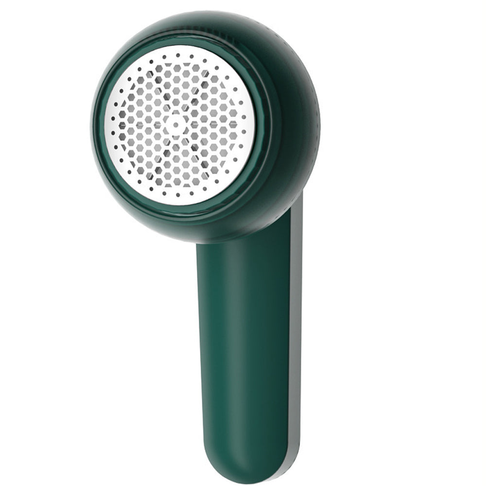 Rechargeable Electric Fabric Shaver and Clothing Fuzz Remover - Green
