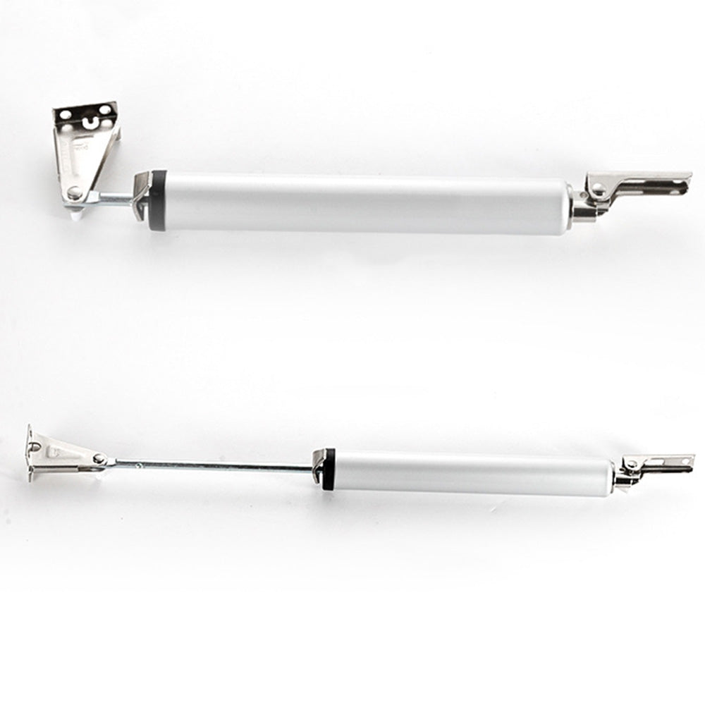 Automatic Door Closer with Hydraulic Buffer Adjustable Closing Speed-White