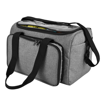 Knitting Storage Bag Wool Tote Crichet Hook Needles Accessories Organizer-Grey
