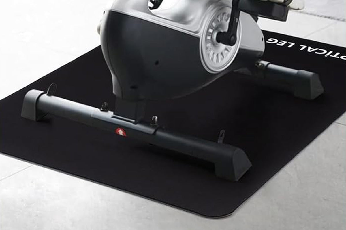 Non Slip Ellipse Leg Exerciser Workout Mat Under Desk Elliptical Exercise Mat