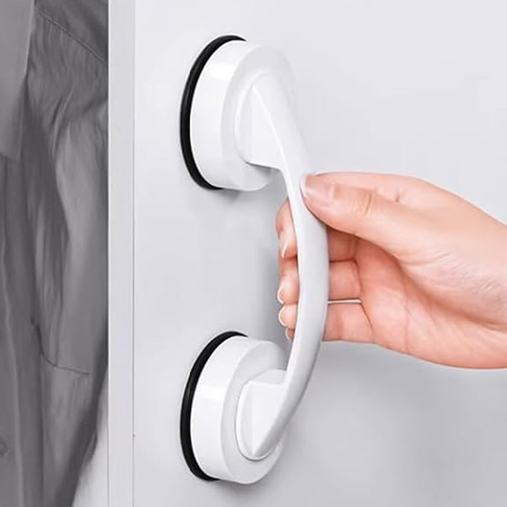 Suction Cup Door Handle Vacuum Suction Handle - White