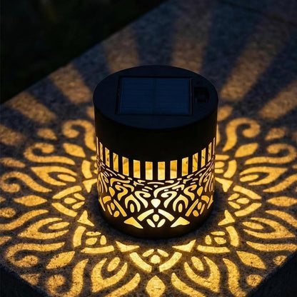 Solar Mandala Wall Light -Yellow