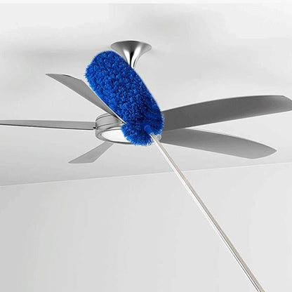 4-in-1 Cobweb Duster with Extension Pole Ceiling Fan Duster Kit for Cleaning