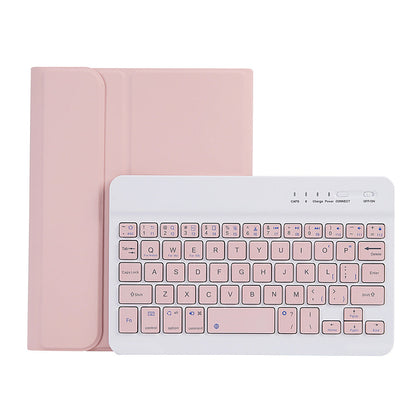 Bluetooth Keyboard with Case Cover for Samsung Galaxy Tablet Pink