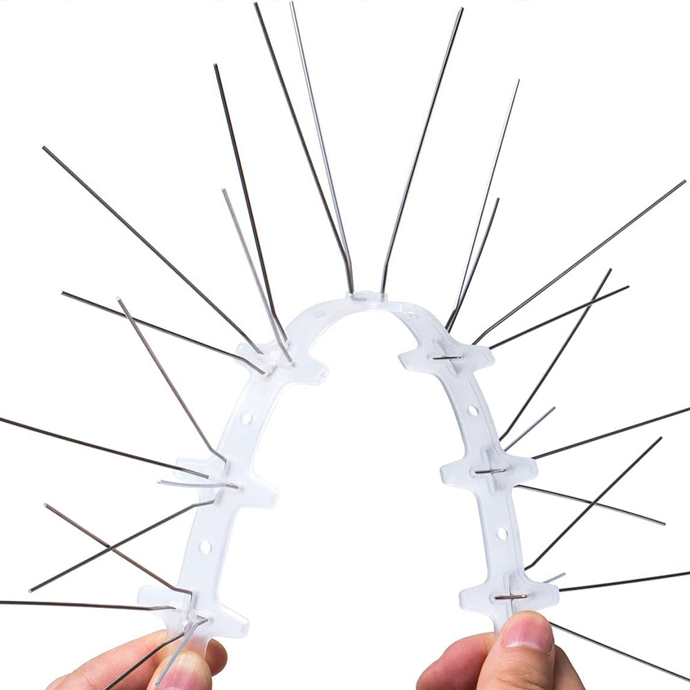 12Pcs Stainless Steel Bird Repeller Pigeon Repeller for Verandas Rooftops Window Frames