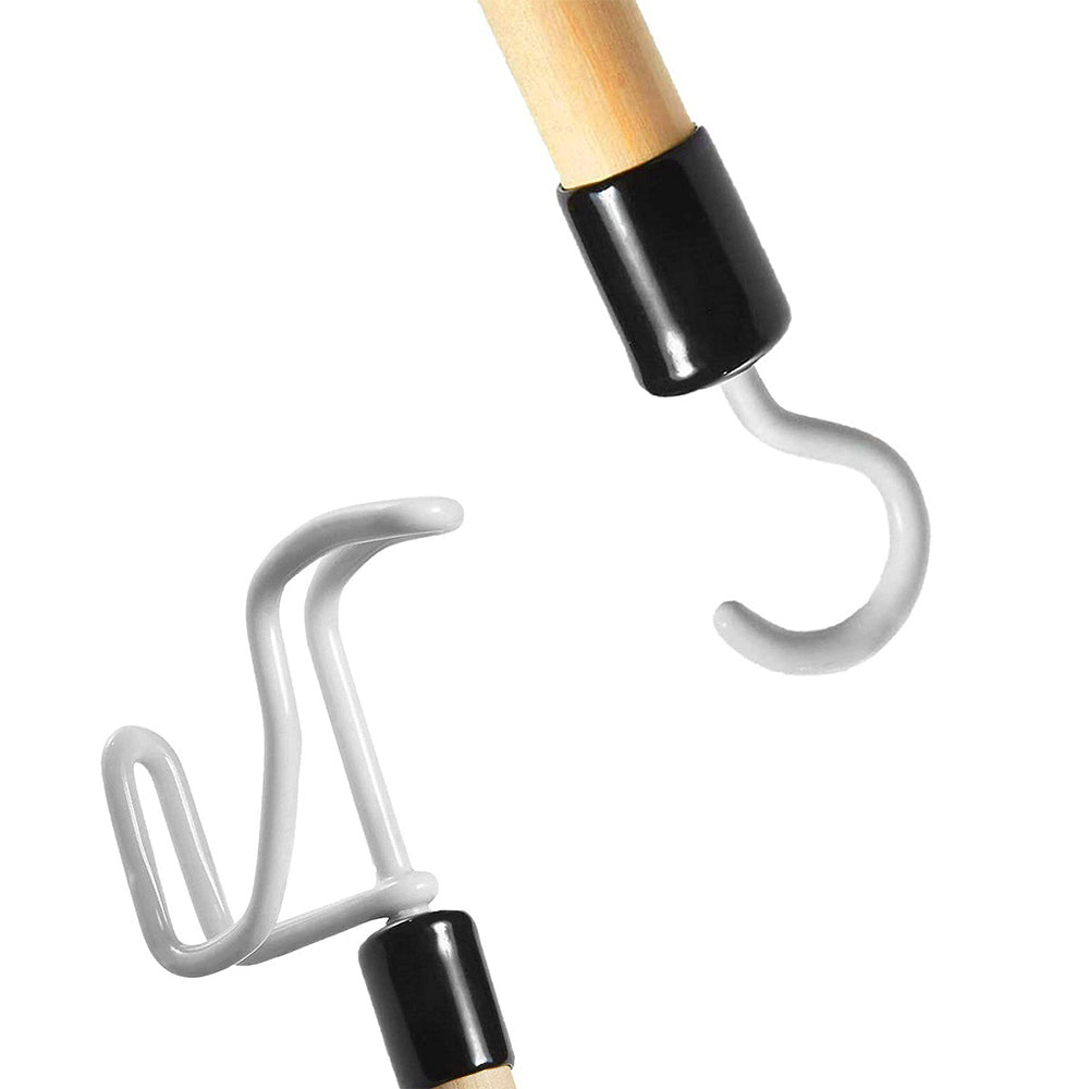 2 in 1 Sock Aid and Dressing Stick Set for Seniors No Bending