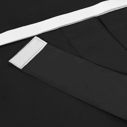 2 Panels Door Curtains Self-Adhesive Blackout Window Door Curtain Privacy Thermal Insulated Curtain Black