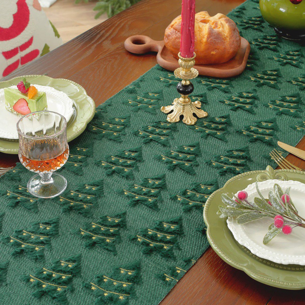 Christmas Table Runner Xmas Dining Table Decoration Festive Holiday Decoration