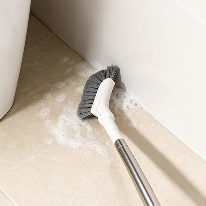 Telescopic Bathroom Cleaning Brush Tile Grout Scrubber with Stiff Bristles
