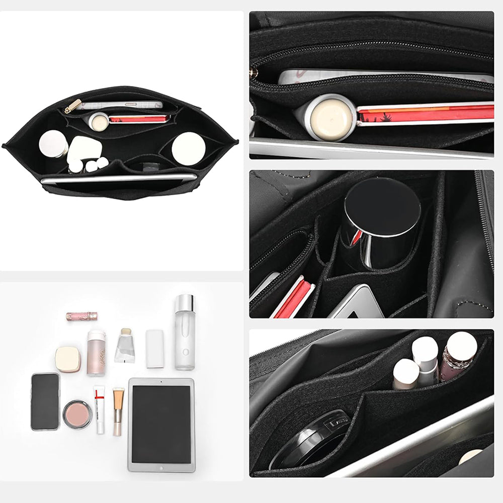 Felt Purse Organizer Insert -Black